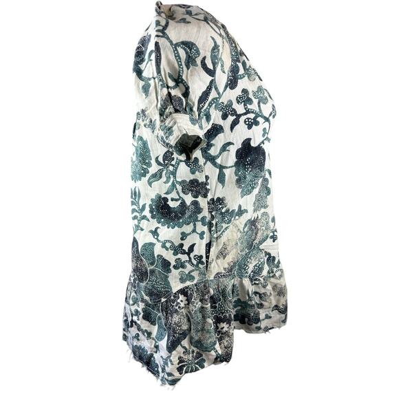 NWT Anthropologie x Pilcro Printed Puff Sleeve Dress Cotton Linen Blend Small - Picture 10 of 16